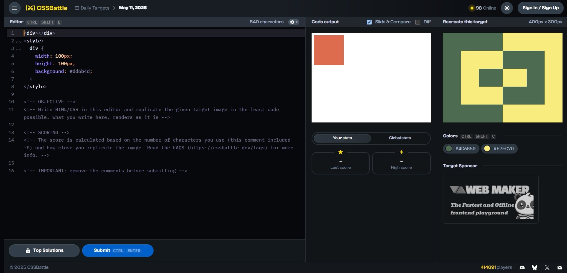 CSSBattle