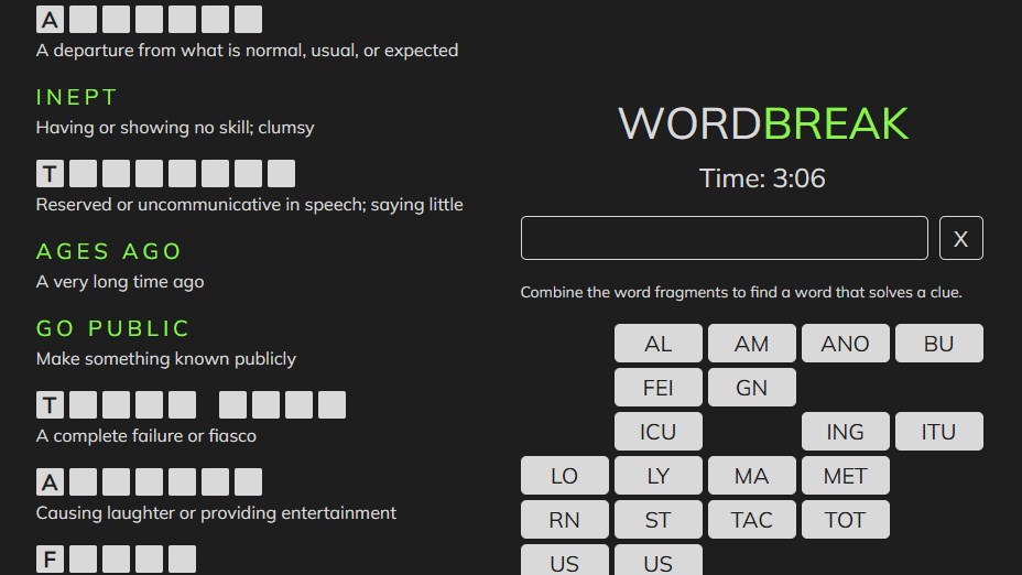 WordBreak